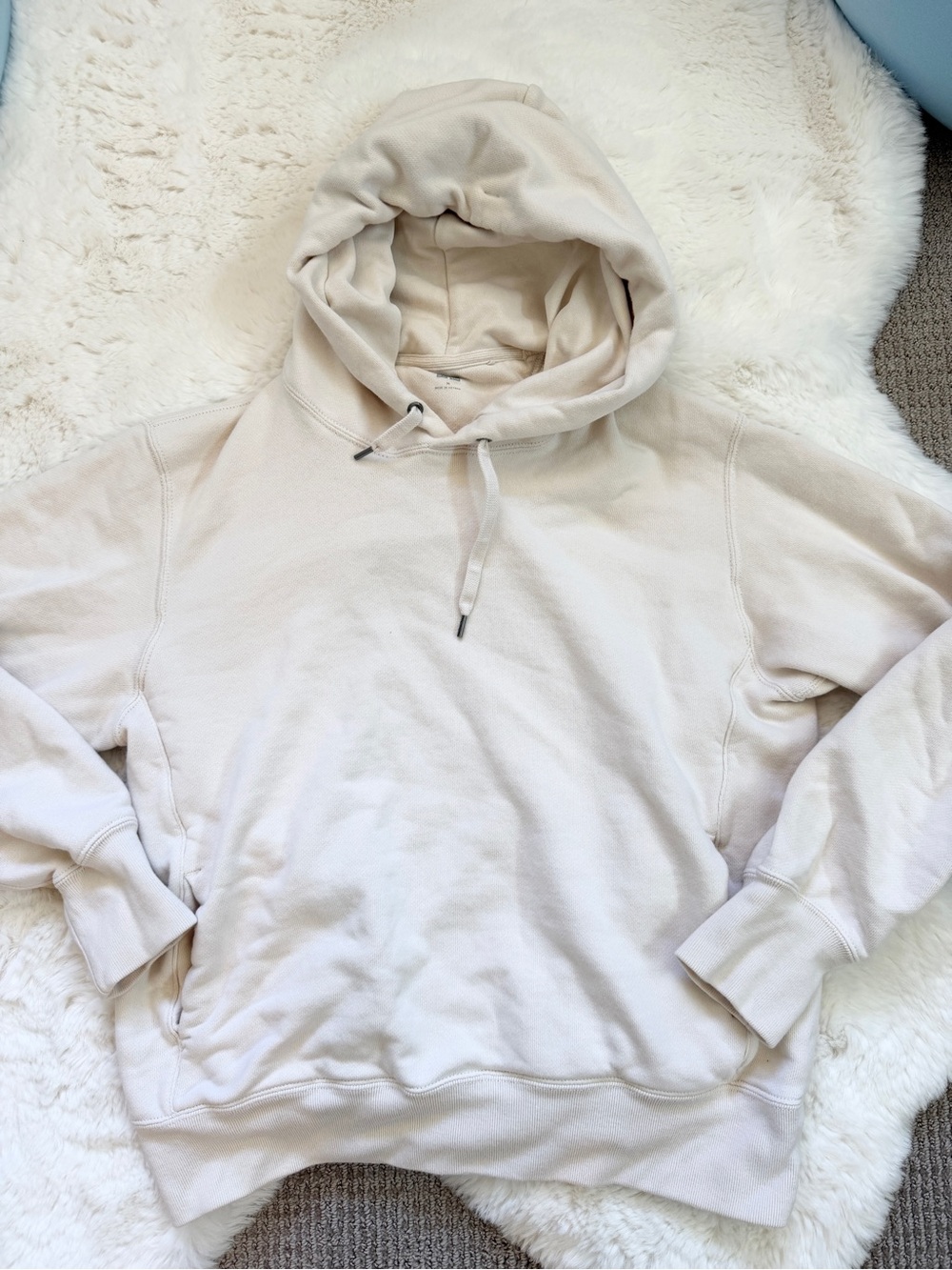 Uniqlo Pullover Hoodie M - Cream